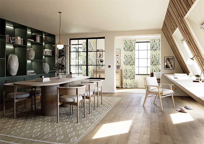 Wild Meadow, Pistachio - Made to Measure Curtains - Image 7